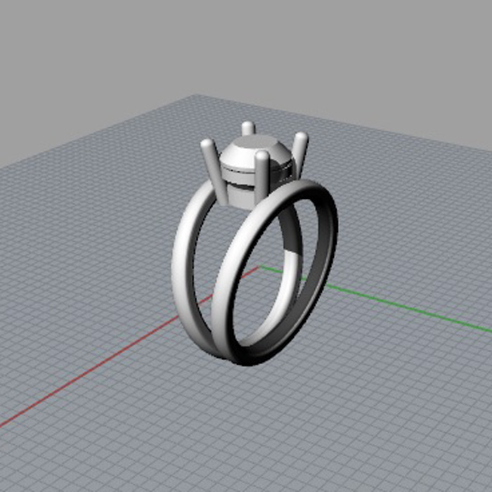 1 carat diamond ring custom made