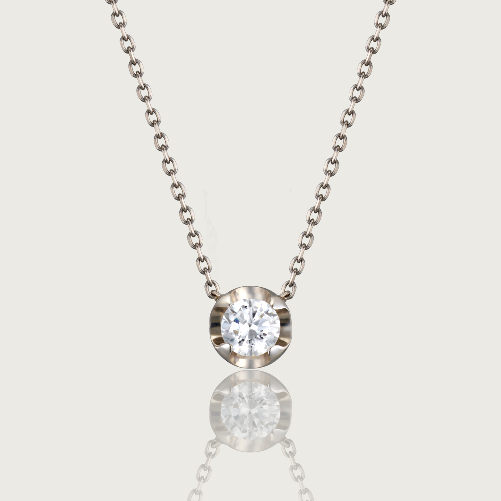 Highball Classic Round Diamond Necklace