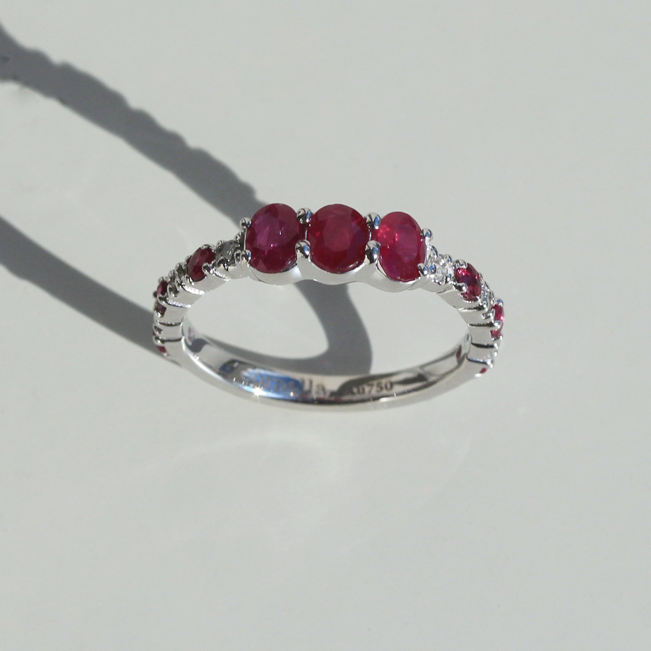 Ruby custom-made ring